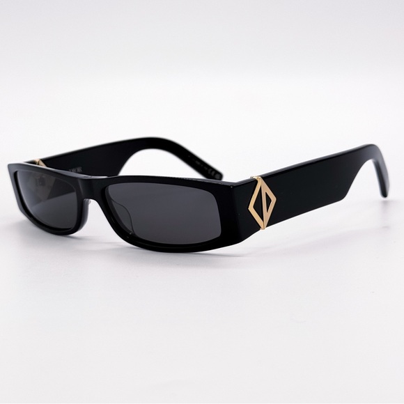 NEW DIOR CD DIAMOND S1I 10A0 SUNGLASSES SQUARE BLACK UNISEX EYEWEAR - Picture 6 of 11